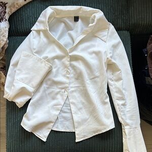 White Button-Up Shirt
